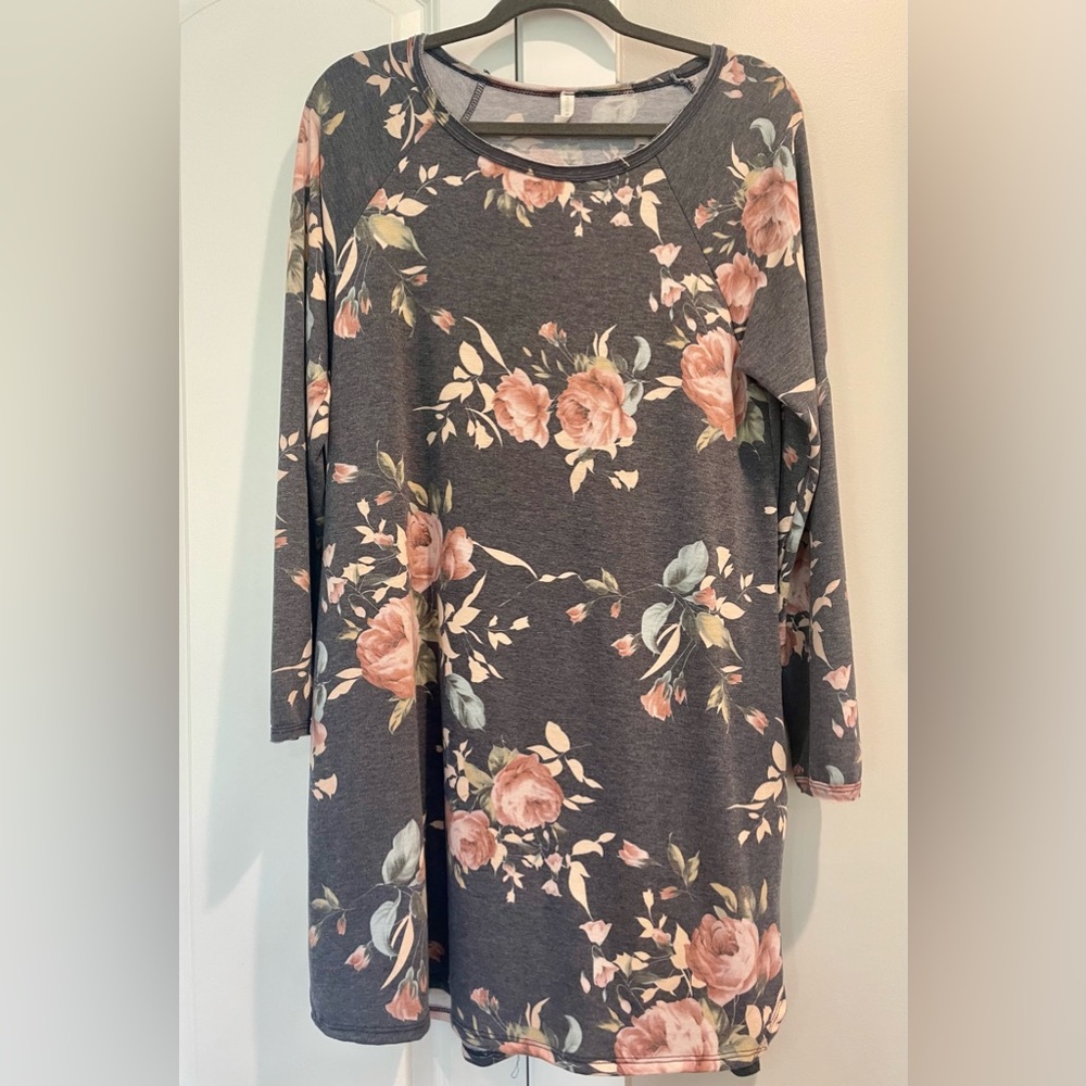 Floral Sweater Dress